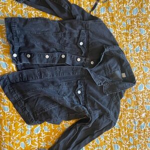 Women's Black Denim Jean Jacket